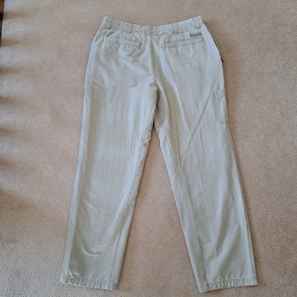 Men's Columbia Pants Lander Canvas Pants Utility Beige 36x34 AM8431 - Picture 8 of 13